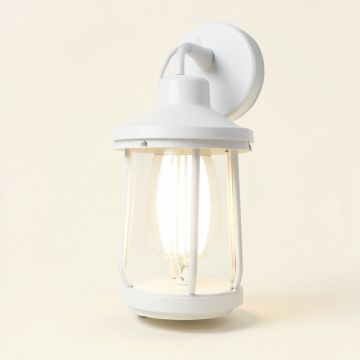 White Powered Led Outdoor Hanging Light (synthetic illustration; no displayed measurements)