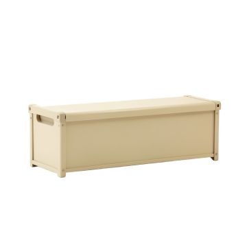 Birch Canyon Narrow Outdoor Storage Bench - Beige