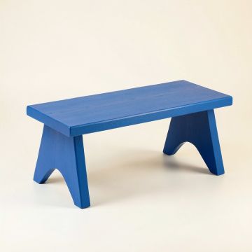 Pine Bluff Indoor Bench - Blue (synthetic illustration; no displayed measurements)