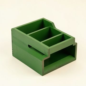 Cove Branch Empty Coffee-Station Organizer - Green (synthetic illustration; no displayed measurements)