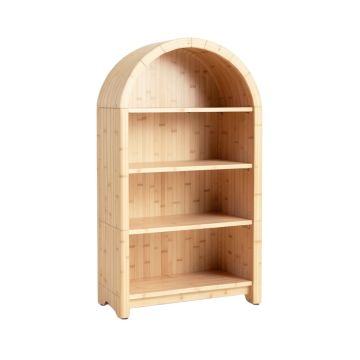 Laurel Field Freestanding Bookcase - Beige