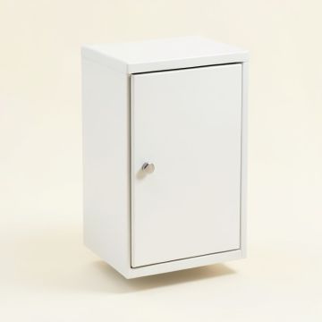 23.5 '' W X 68 '' H X 9 '' D Metal Over-The-Toilet Cabinet (synthetic illustration; no displayed measurements)