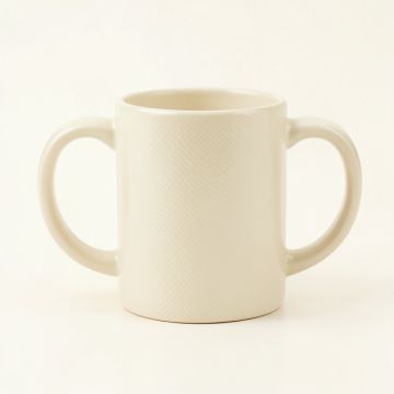 Dune Brook Ceramic Mug - Ivory (synthetic illustration; no displayed measurements)