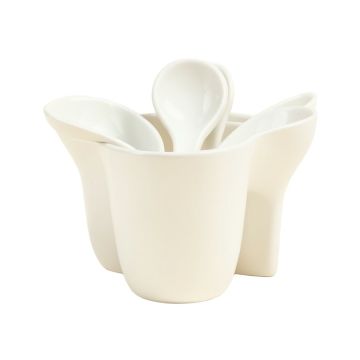 Drew Derose Designs Rooster 5-Pieces Measuring Spoon Set (synthetic illustration; no displayed measurements)