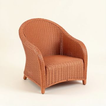 Maple Brook Outdoor Lounge Chair - Terracotta (synthetic illustration; no displayed measurements)