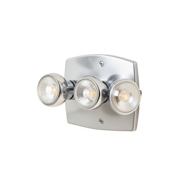 Aevah 3 - Light Led Chrome Armed Sconce