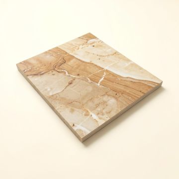 Byron Random Sized Marble Mosaic Tile In Wooden Marble Mix (synthetic illustration; no displayed measurements)