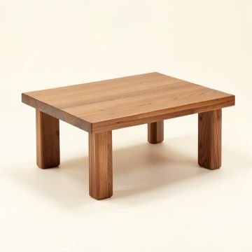 Clarkdale Solid Wood Coffee Table (synthetic illustration; no displayed measurements)