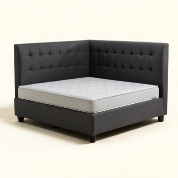 Ausable Tufted Upholstered Low Profile Platform Bed (synthetic illustration; no displayed measurements)