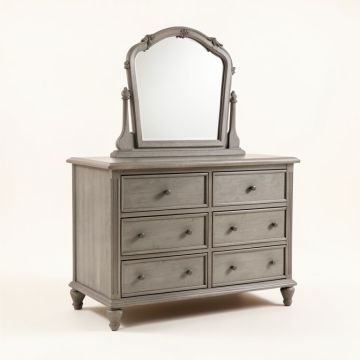 Kennison 7 Drawer Double Dresser With Mirror (synthetic illustration; no displayed measurements)