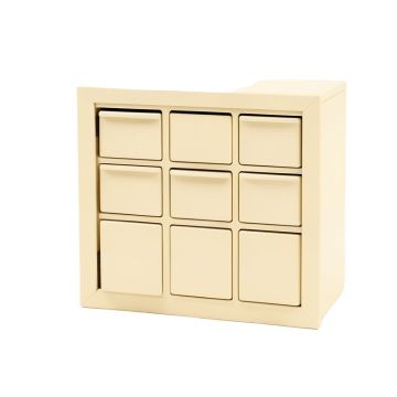 Willow Bridge Small-Parts Storage Drawer Cabinet - Ivory