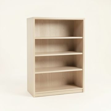 Flint Canyon Freestanding Bookcase - Beige (synthetic illustration; no displayed measurements)