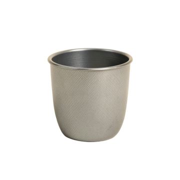 Laurel Bend Empty Candle Holder - Gray