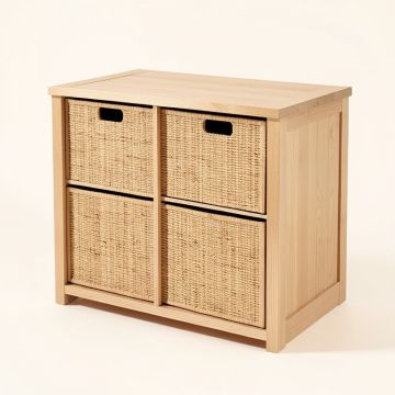 Ike Double Cabinet Laundry Hamper (synthetic illustration; no displayed measurements)