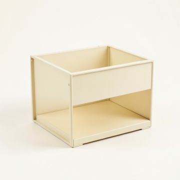 Summit Bend Empty Raised Planter - Cream (synthetic illustration; no displayed measurements)