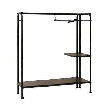 River Bridge Empty Garment Rack - Black