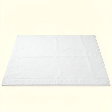 Moss Branch Rectangular Area Rug - White (synthetic illustration; no displayed measurements)