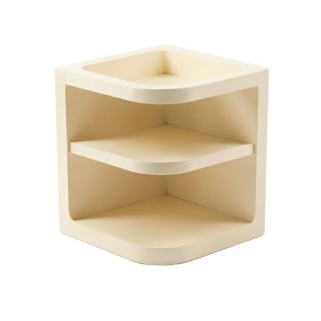 Cove Bluff Empty Mug-Storage Cabinet Insert - Cream