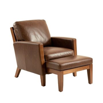 Macalla 47 '' Wide Armchair And Ottoman