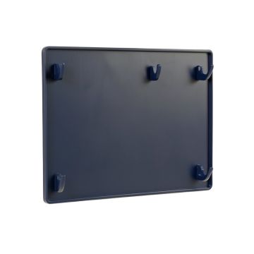 Hazel Branch Empty Wall-Mounted Tool Organizer Panel - Navy