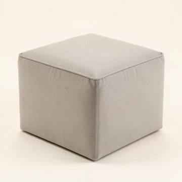 Lansbury 31.5 '' Wide Square Footstool Ottoman (synthetic illustration; no displayed measurements)