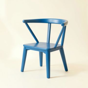 Cove Arc Small Chair - Blue (synthetic illustration; no displayed measurements)