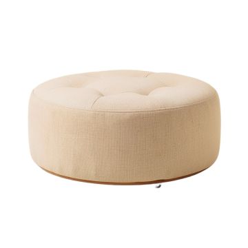 Houchin 23 '' Tufted Round Standard Ottoman