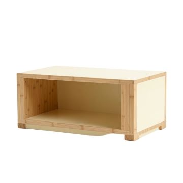 Elm Bend Shoe Storage Bench - Cream