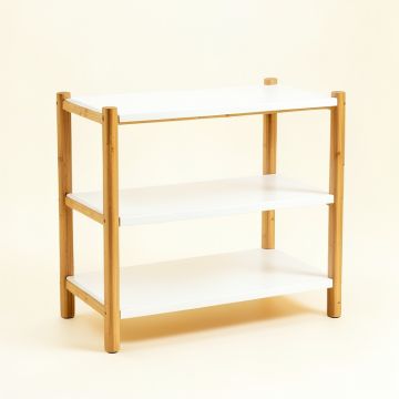 Sage Branch Empty Countertop Canister Rack - White (synthetic illustration; no displayed measurements)