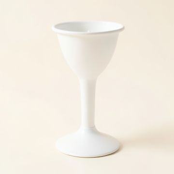 Meadow Bend Empty Candle Holder - White (synthetic illustration; no displayed measurements)