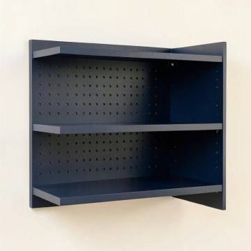 Dune Bluff Empty Wall-Mounted Tool Organizer Panel - Navy (synthetic illustration; no displayed measurements)