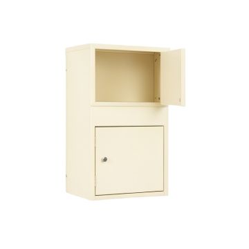 Clay Canyon Wall-Mounted Entry Cabinet - Cream (synthetic illustration; no displayed measurements)