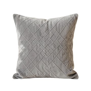 Reed Brook Filled Accent Pillow - Gray