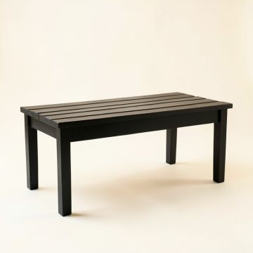 Lake Falls Indoor Bench - Black (synthetic illustration; no displayed measurements)