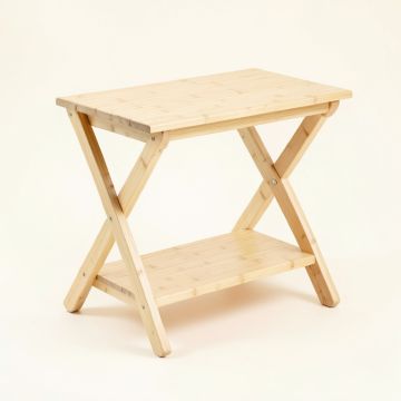Clay Falls Side Table - Ivory (synthetic illustration; no displayed measurements)