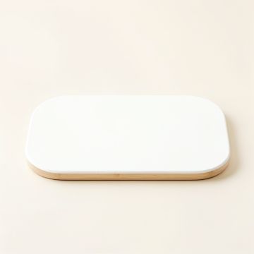 Hazel Bend Cutting Board - White (synthetic illustration; no displayed measurements)
