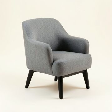 Dolorita Upholstered Parsons Chair In Gray (synthetic illustration; no displayed measurements)