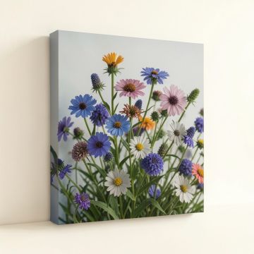 Sea Isle Wildflowers - Advertisements Print On Canvas (synthetic illustration; no displayed measurements)