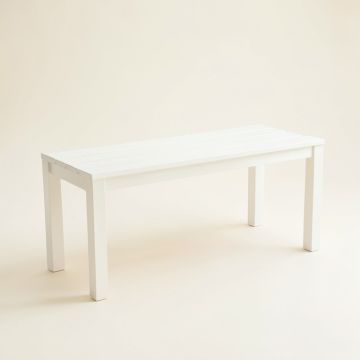 Wren Dell Indoor Bench - White (synthetic illustration; no displayed measurements)