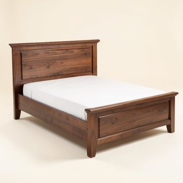 Zangerl Solid Wood Standard Bed (synthetic illustration; no displayed measurements)