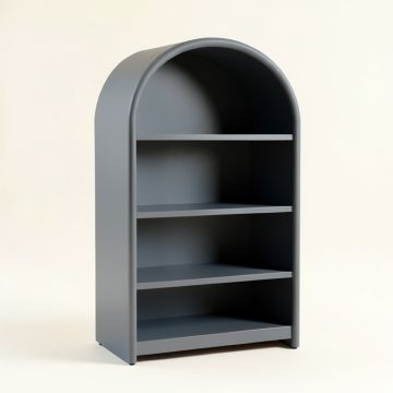 Olive Dell Freestanding Bookcase - Gray (synthetic illustration; no displayed measurements)