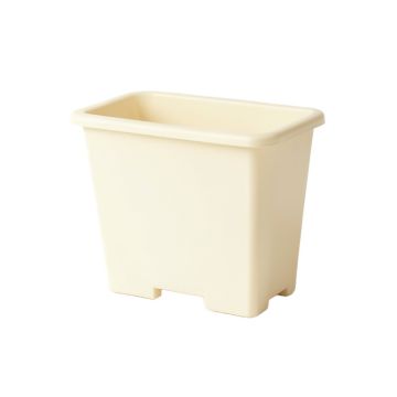 Summit Bluff Empty Raised Planter - Ivory (synthetic illustration; no displayed measurements)