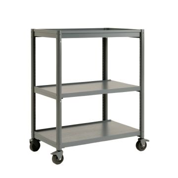 Clay Dale Empty Rolling Workshop Cart - Gray