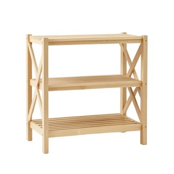 Laurel Bend Empty Seed-Starting Shelving Unit Without Lights - Beige