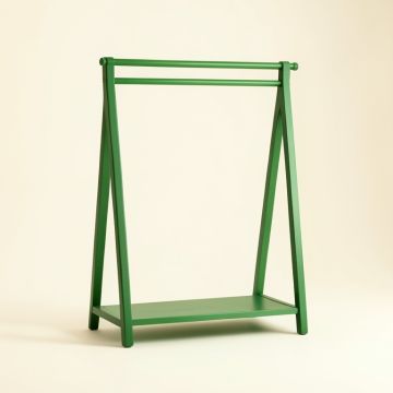 Holly Bend Empty Garment Rack - Green (synthetic illustration; no displayed measurements)