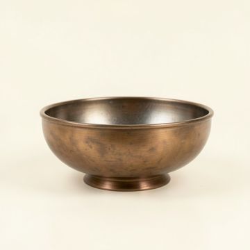 Totem Metal Mid-Century Modern Decorative Bowl (synthetic illustration; no displayed measurements)