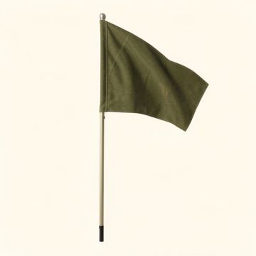 Happy Camper Suede Garden Flag (synthetic illustration; no displayed measurements)