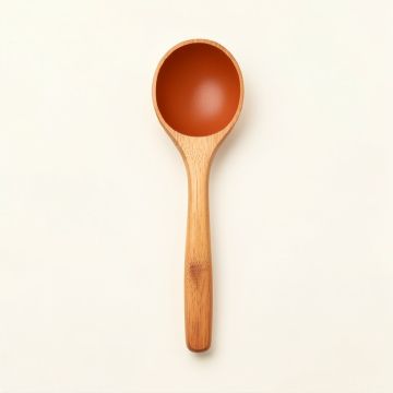 Hazel Branch Cooking Spoon - Terracotta (synthetic illustration; no displayed measurements)