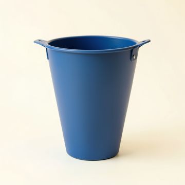 Elm Bluff Empty Railing Planter With Integral Brackets - Blue (synthetic illustration; no displayed measurements)