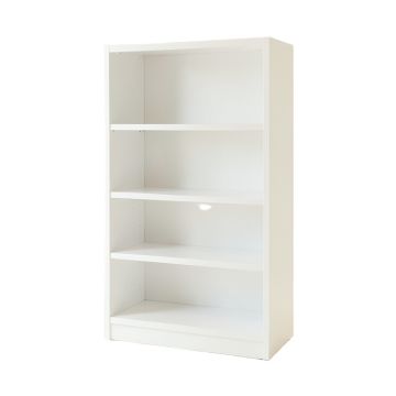 Alder Dell Freestanding Bookcase - White